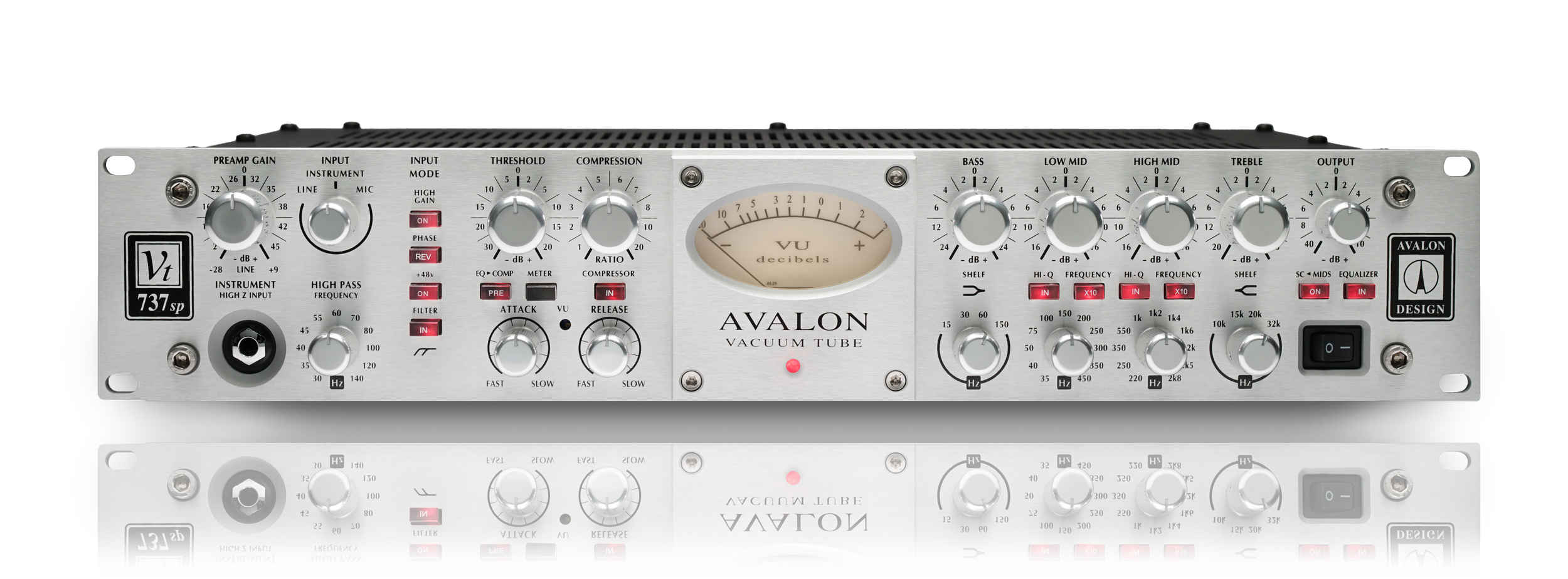 しょこたん AVALON DESIGN　U5　３U　ラック付き AVALON U5 Silver ラックイヤー付き